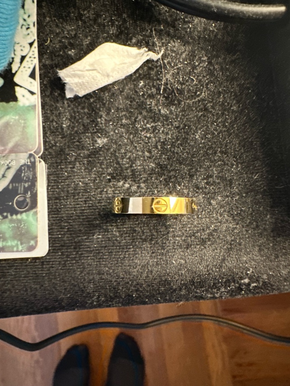 Gold LOVE Style Ring